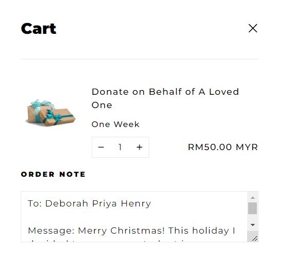 Donate on Behalf of A Loved One